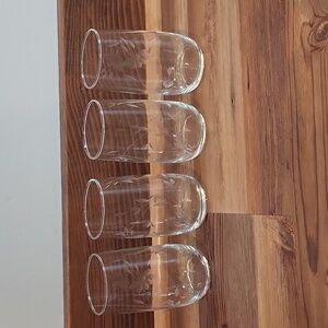 Etched drinkware set of 4
